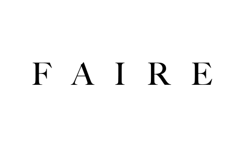 Text reading “FAIRE” in black serif letters on a white background
