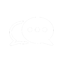 Two overlapping speech bubbles, one with three dots inside.