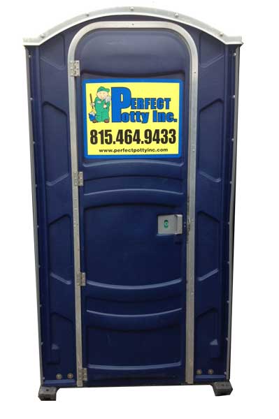 Deluxe Flushable Portable Restroom Exterior — Frankfort, IL — Perfect Potty, Inc.