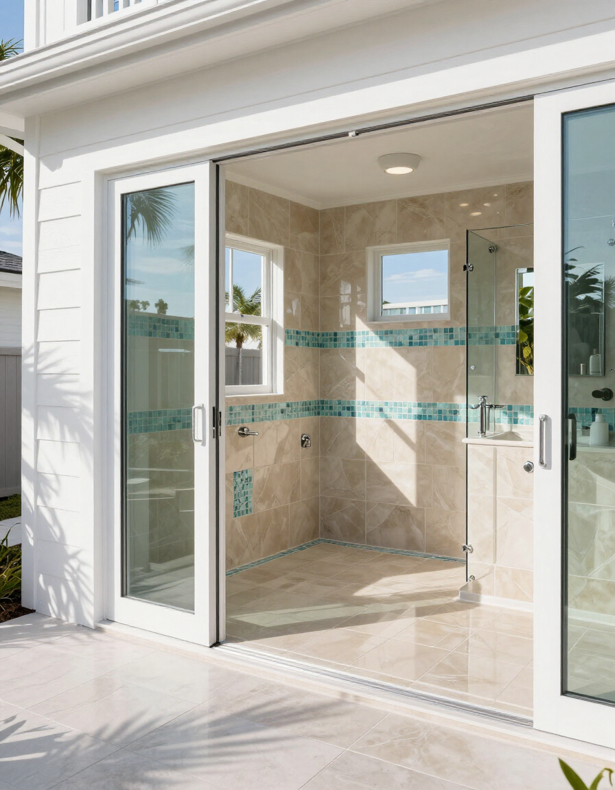 Coastal Pinellas County home bathroom