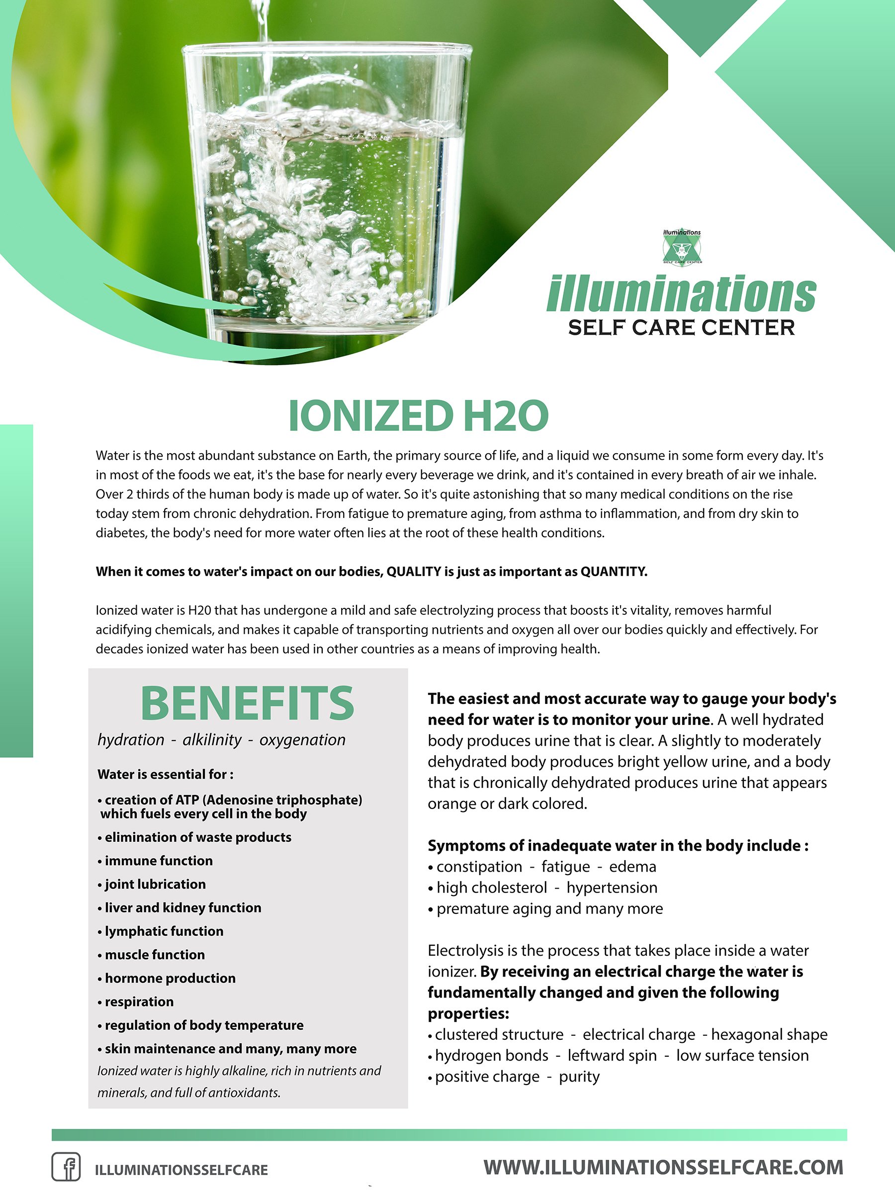 Ionized Water Illuminations Self Care Center Leominster, MA