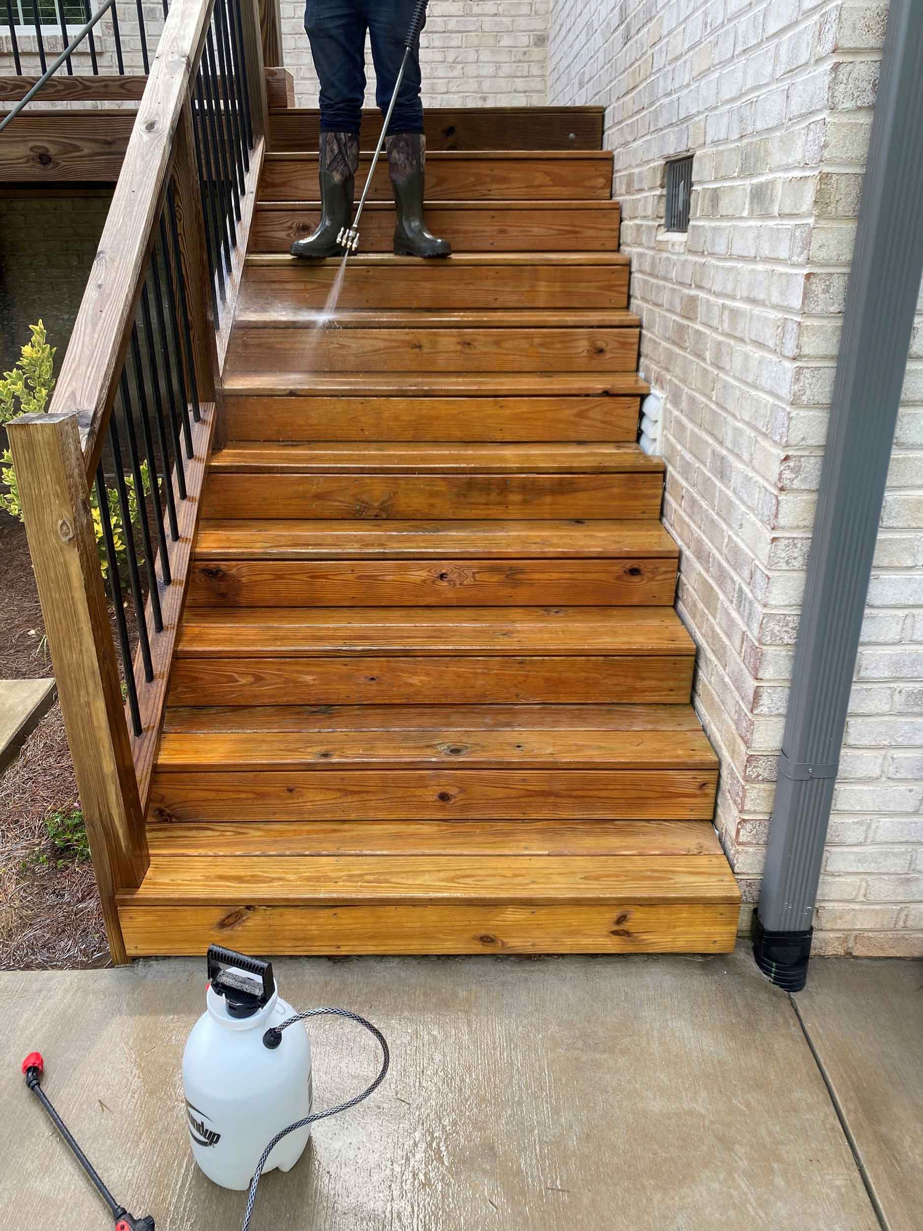 Stairs — Greensboro, NC — JTA Softwash & Roof Cleaning Stairs — Greensboro, NC — JTA Softwash & Roof Cleaning