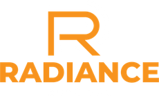 Radiance Auto Spa logo featuring a stylized orange and white "R" emblem above the Radiance Auto Spa wordmark.