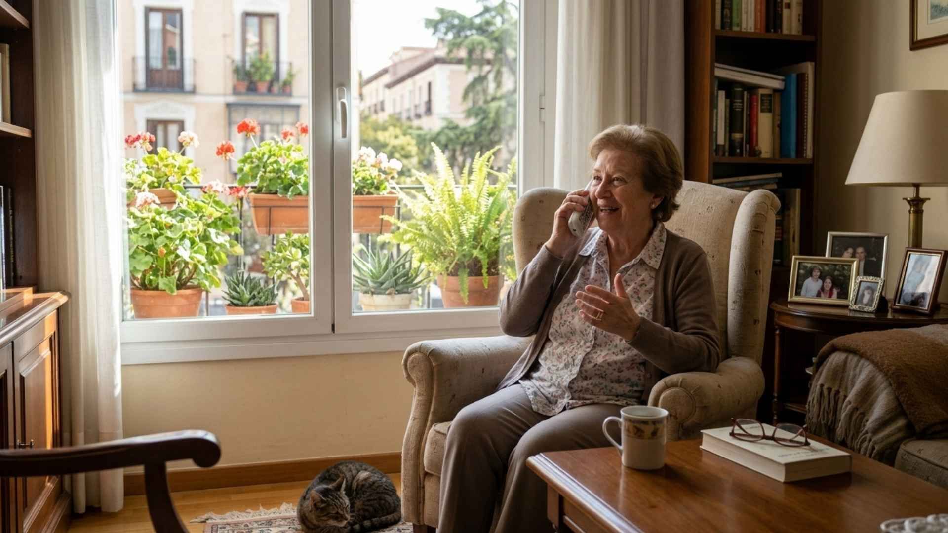 Person living with end stage renal disease going about an ordinary morning at home