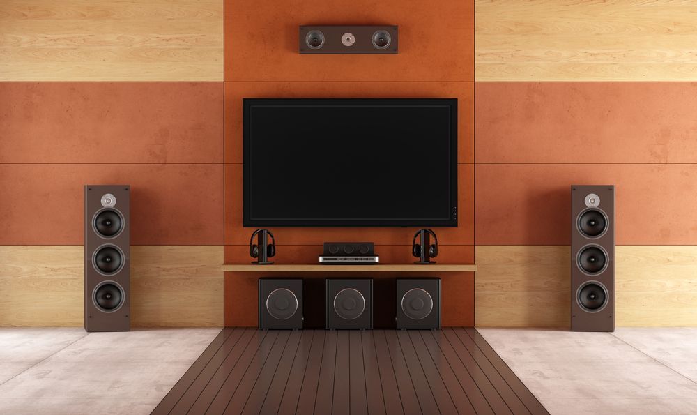 Modern home theatre room - Antenna Services in West Gosford, NSW