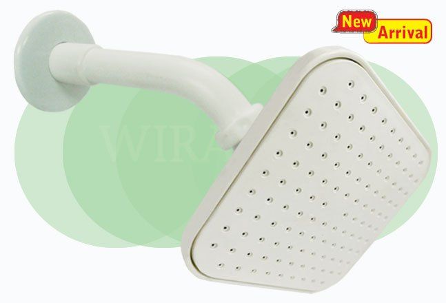 Shower Rose c/w Shower Arm