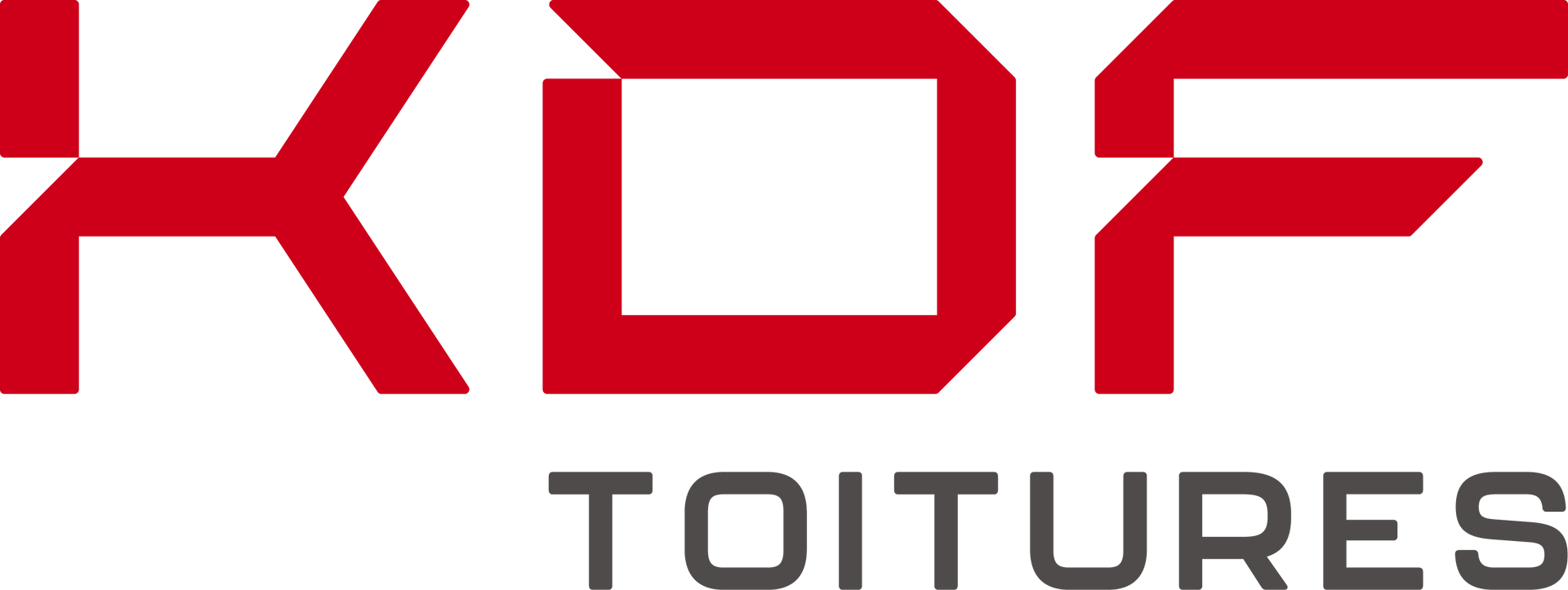 KDF Toitures logo
