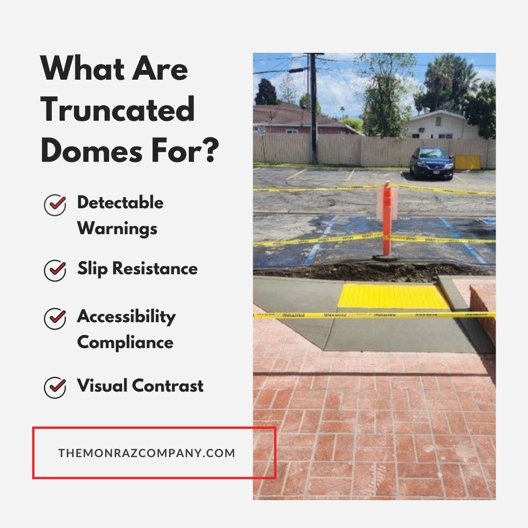 A poster that says what are truncated domes for