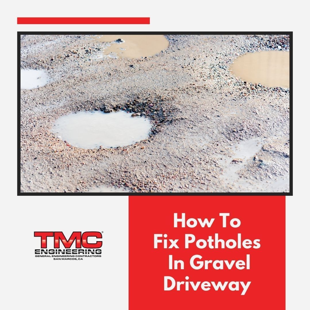 How to fix potholes in gravel driveway by tmc engineering