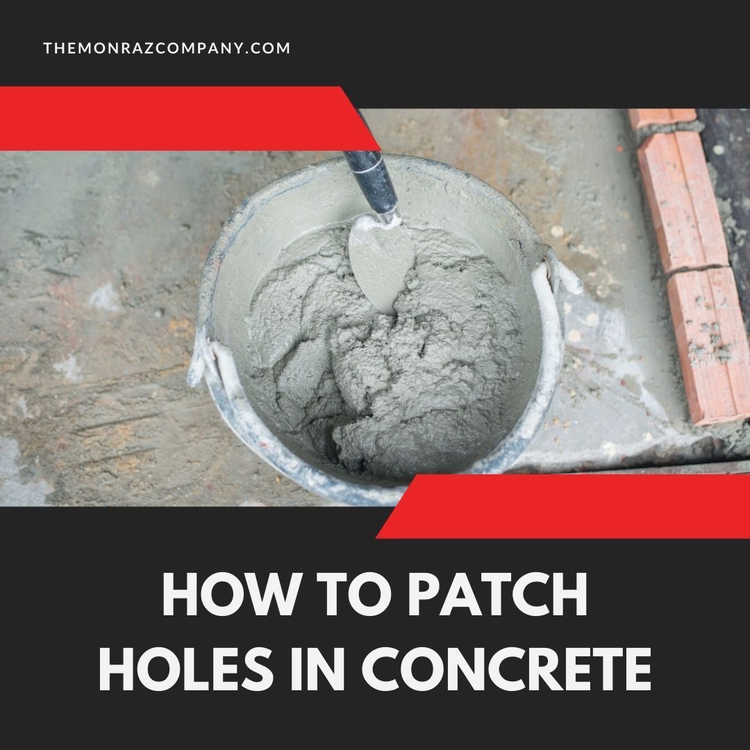 A bucket of concrete with a spatula in it.