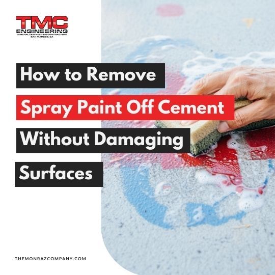 How to Remove Spray Paint Off Cement Without Damaging Surfaces