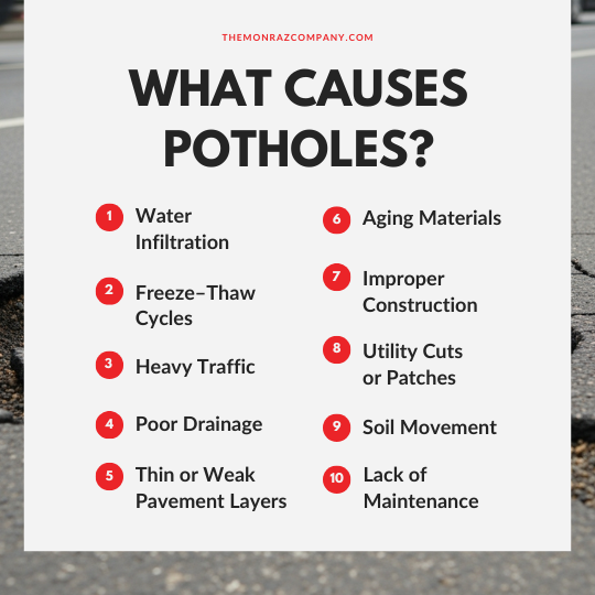 What Causes Potholes?