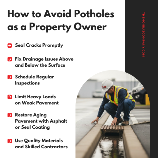 How to Avoid Potholes as a Property Owner