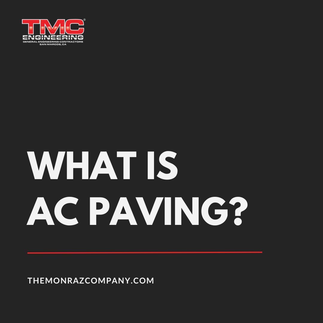 A black background with white text that says `` what is ac paving ? ''