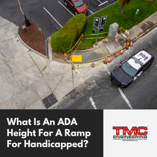What Is An ADA Height For A Ramp For Handicapped?