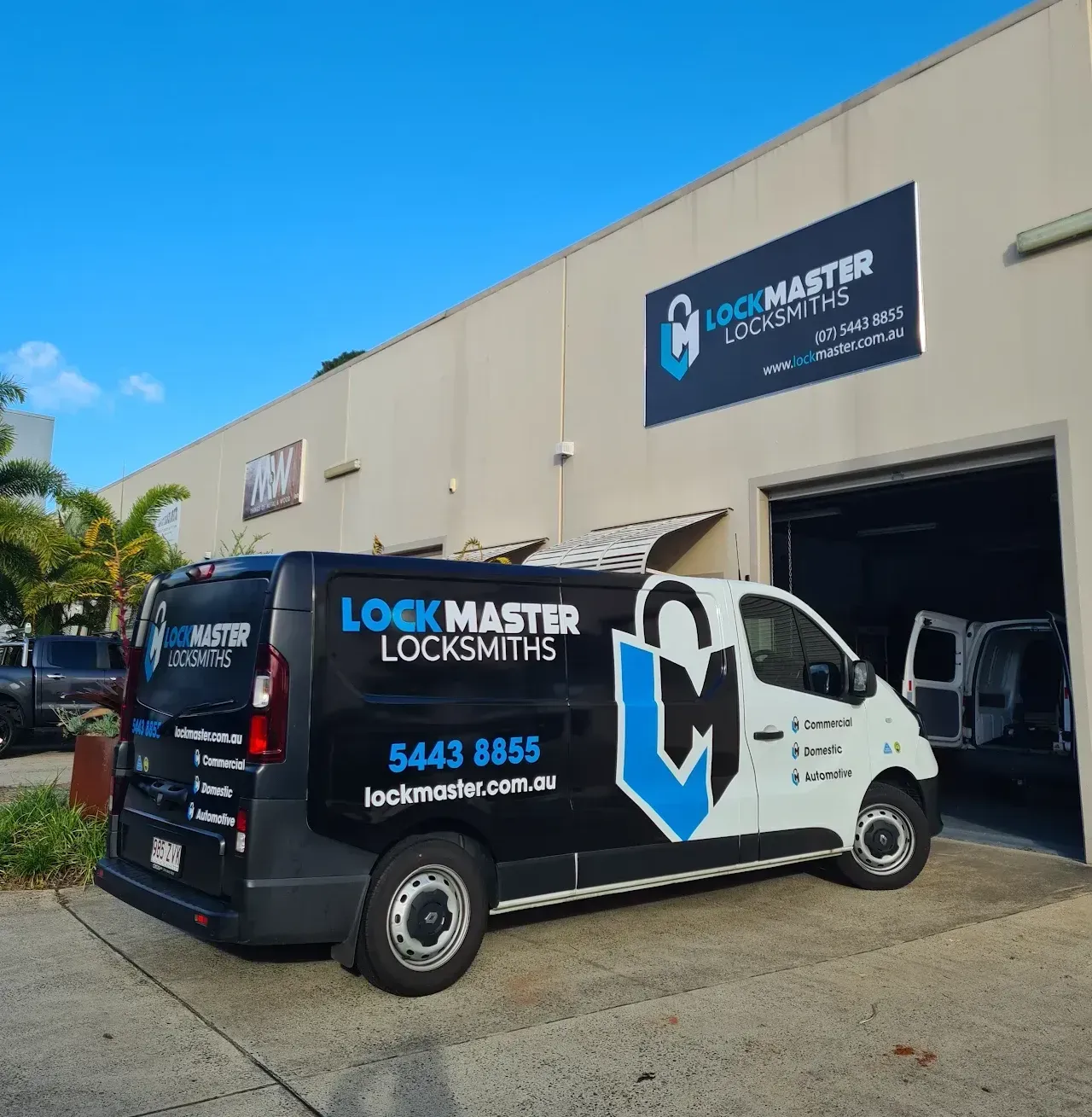 Man Working With House Door Lock — Locksmiths on the Sunshine Coast, QLD