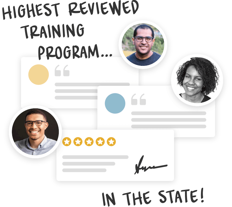 The highest reviewed training program is in the state