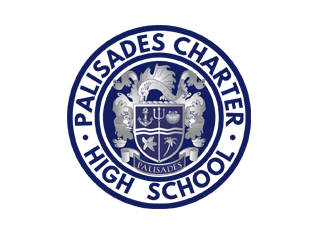 The logo for palisades charter high school