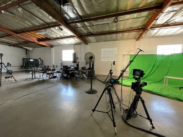 Panoramic view of the studio