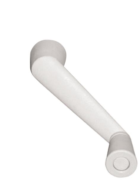 White window crank handle.