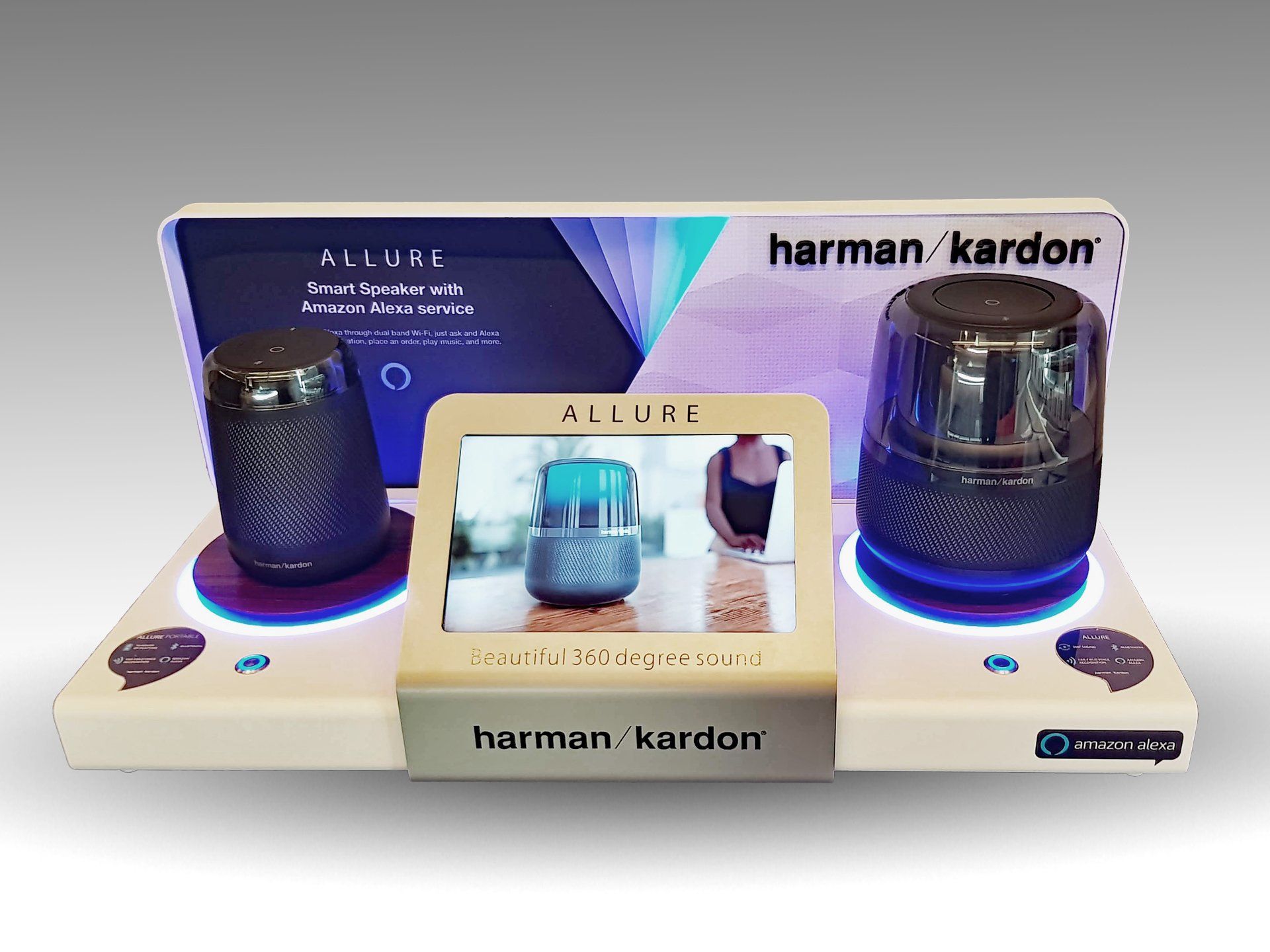 Createq, Harman Kardon speaker audio experience