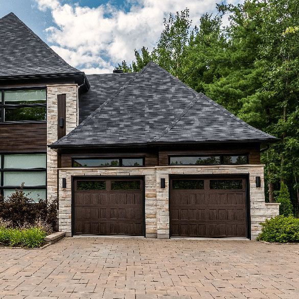 Stamped Shaker — Mt Airy, NC — Foothills Garage Doors