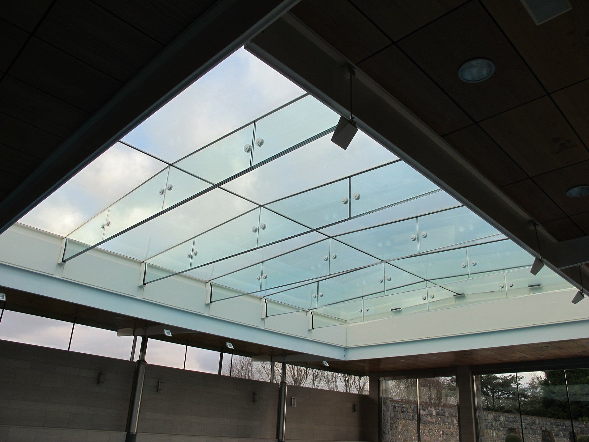 Customer glass roof