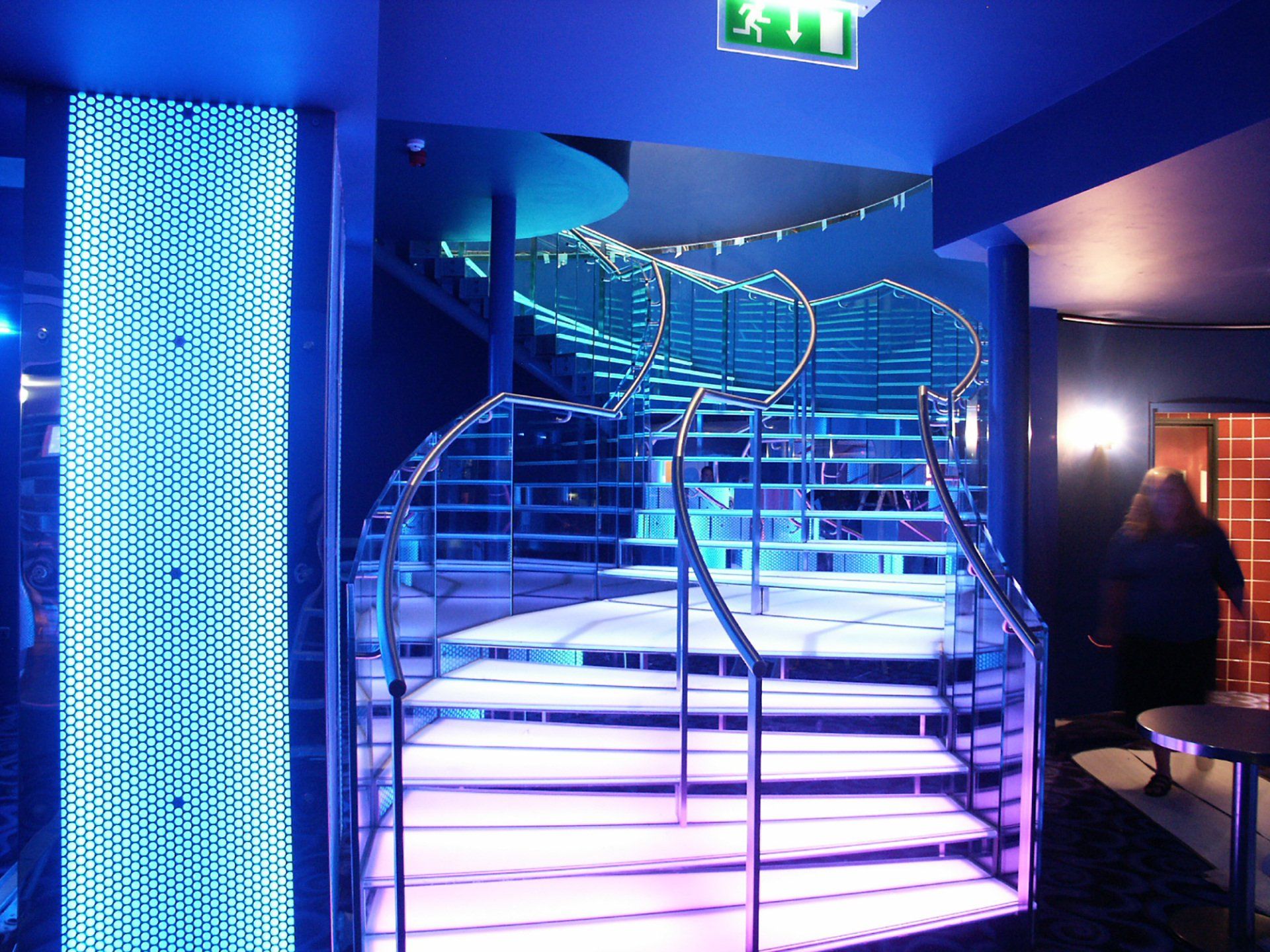 Glass staircase 3