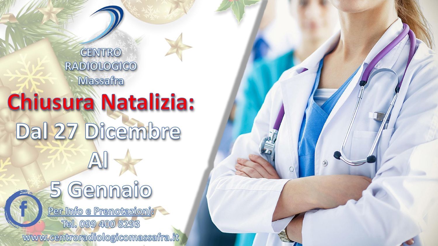 Chiusura natalizia Chiusura natalizia