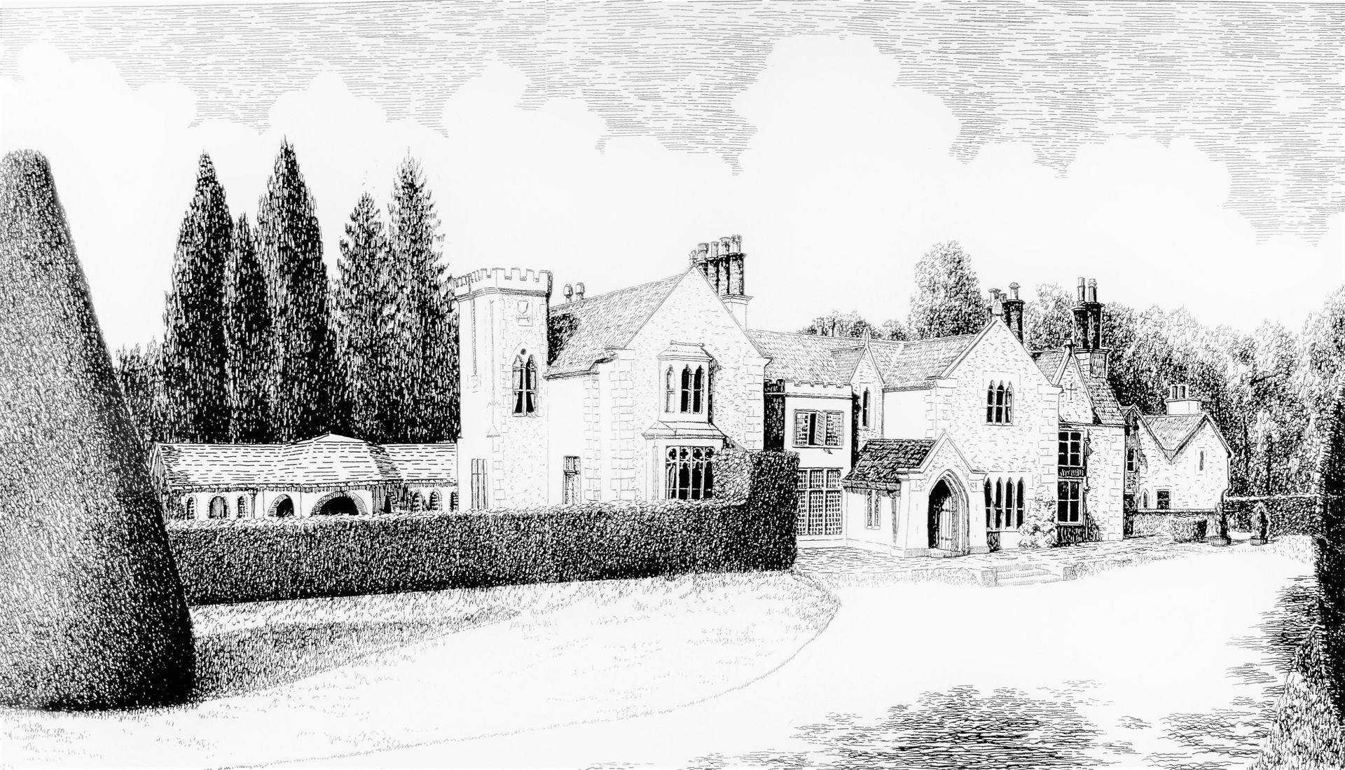 Bronwylfa Hall, North Wales by Mark Hilsden