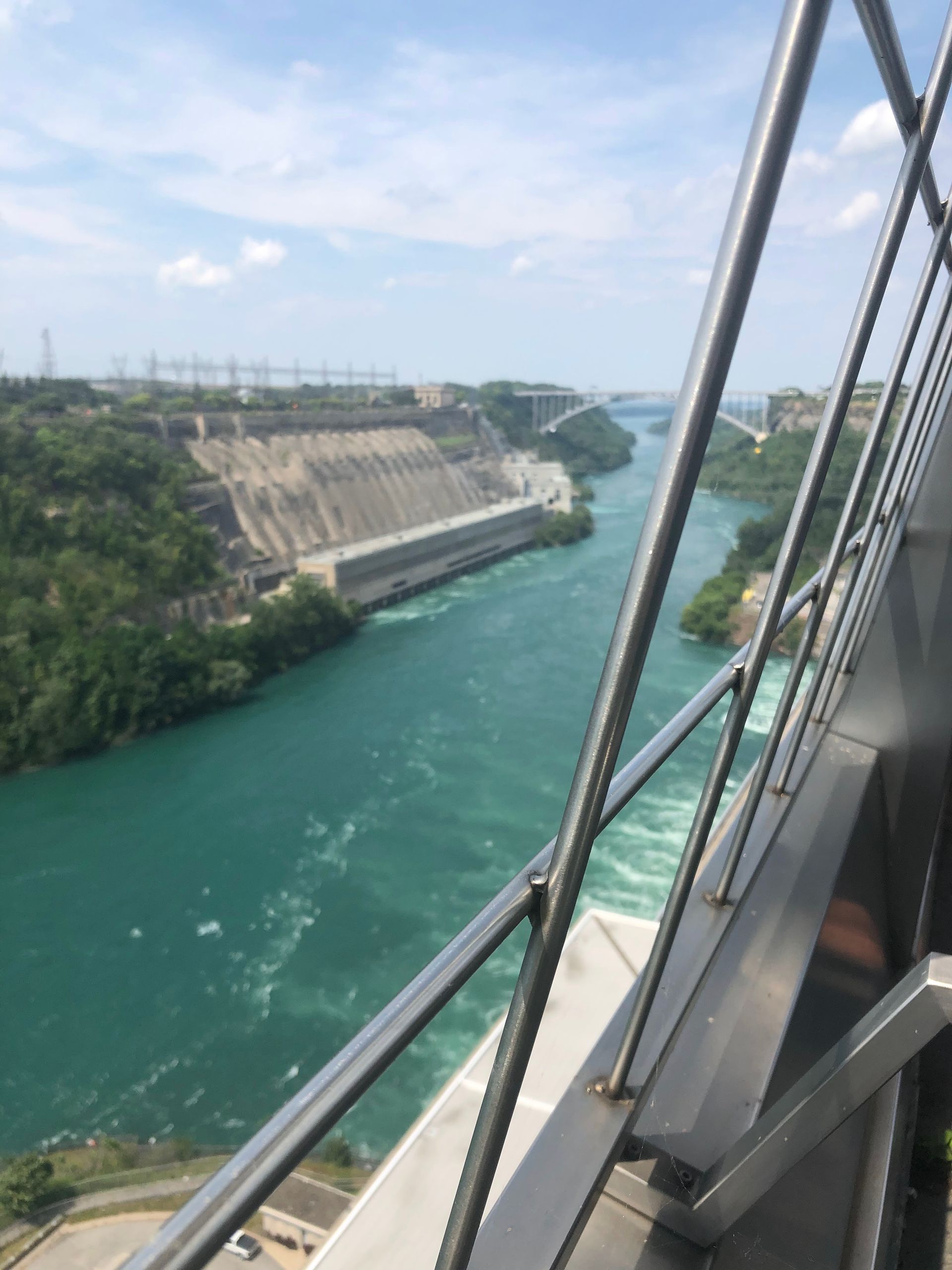 View of the Niagara River.

