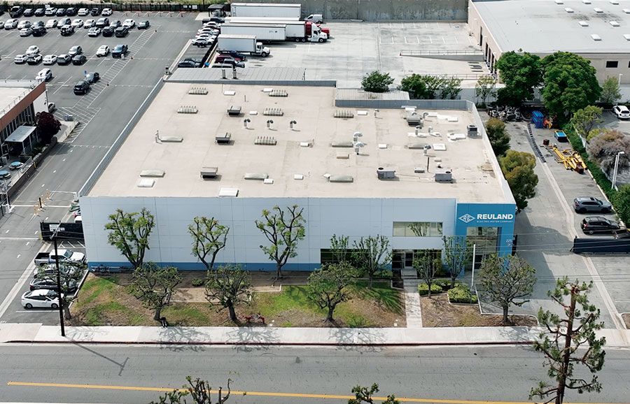 City of Industry aluminum castings facility aerial view