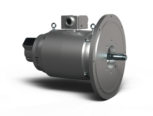 a gray elevator duty motor