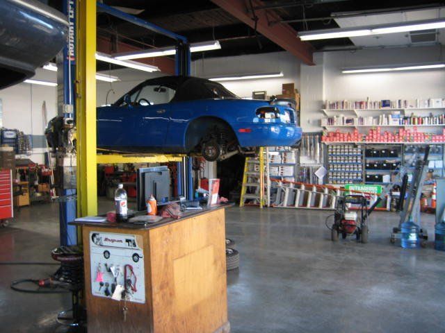 Blue Coupe | Adam's Auto Repair Shop