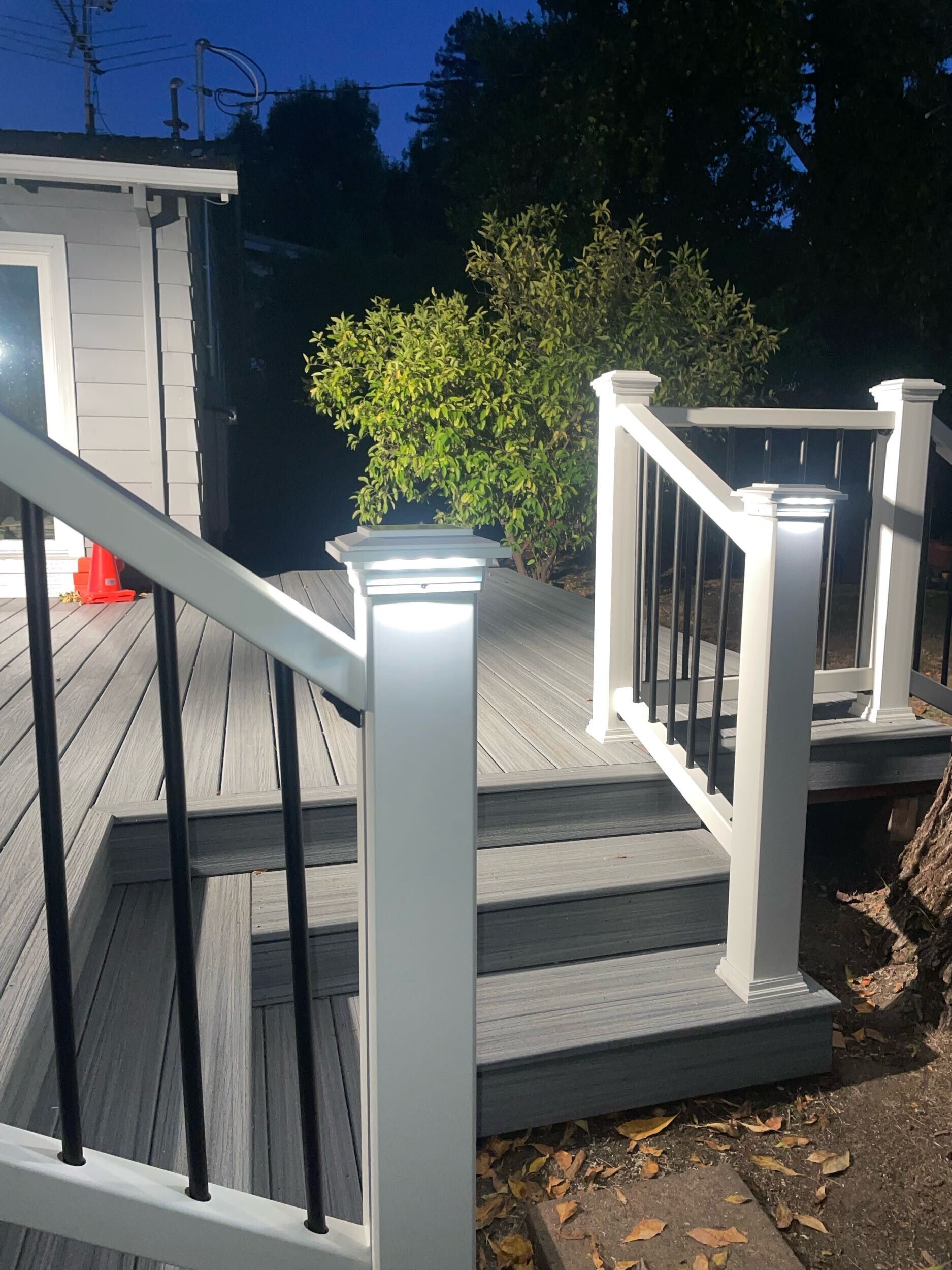 Dream Build Services completed a full deck renovation, replacing an aging wooden deck with durable composite materials, updated railings, and integrated post lighting. This project improved safety, longevity, and aesthetic appeal, creating a modern outdoor living space ideal for relaxation and entertainment. Located in the Bay Area, Dream Build Services specializes in high-quality deck construction, exterior remodeling, and custom home improvements.