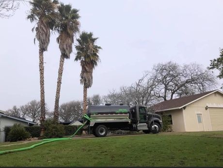 Worker Providing Sewer Cleaning Service — Lower Lake, CA — Lake County Pumpers