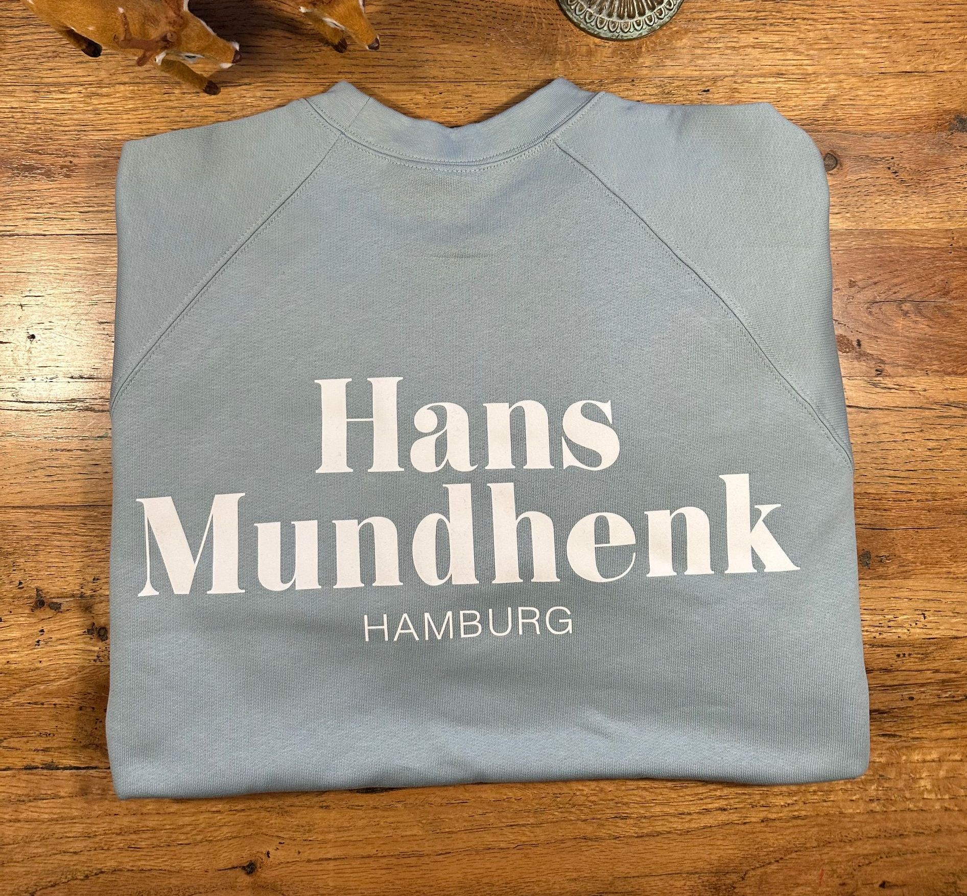 Gletscherblauer Sweater