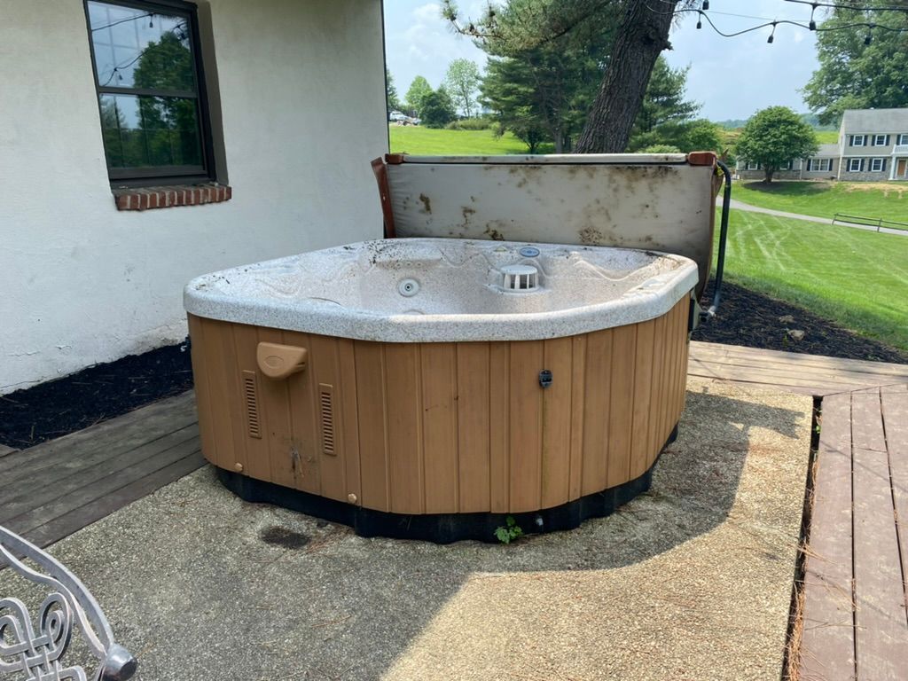 hot tub removal