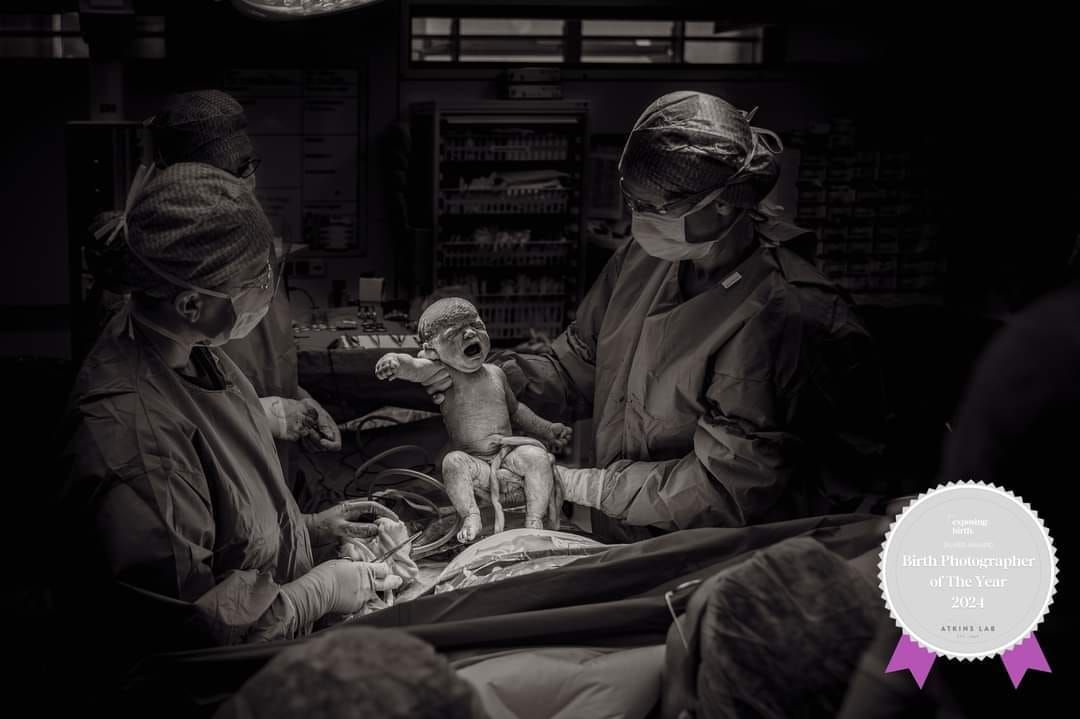 Winnaar bij de Birth Photographer of the year 2024.