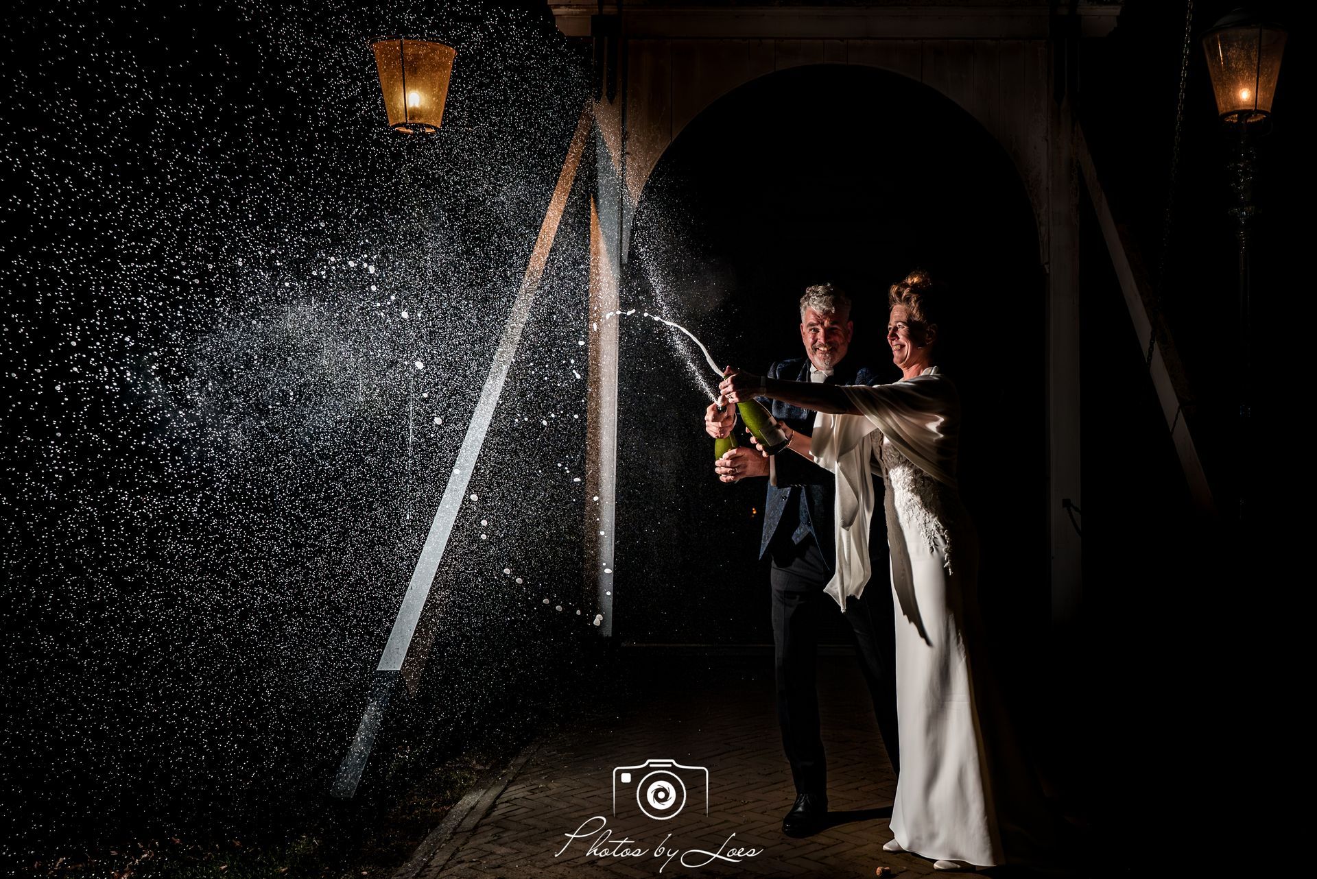 champagne spuiten