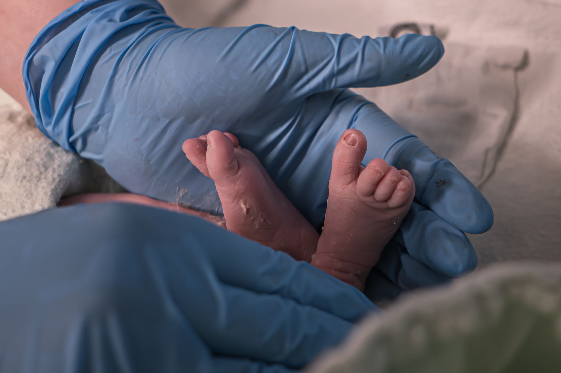 Kleine babyvoetjes zijn zo schattig