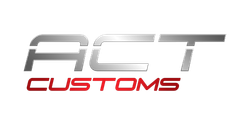 A logo for act customs is shown on a white background.