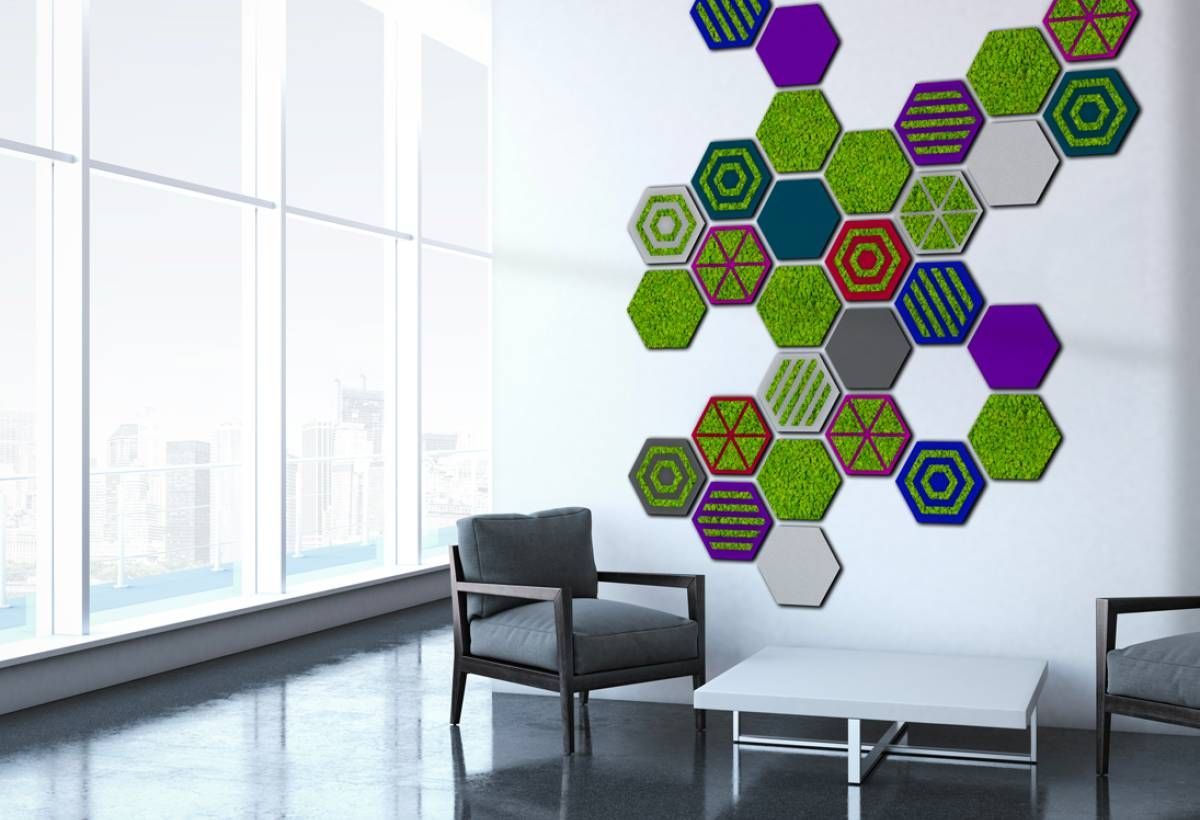 Parete design lichene stabilizzato Novara