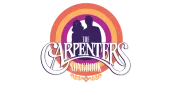 The Carpenters logo with a purple silhouette and orange sunset circle