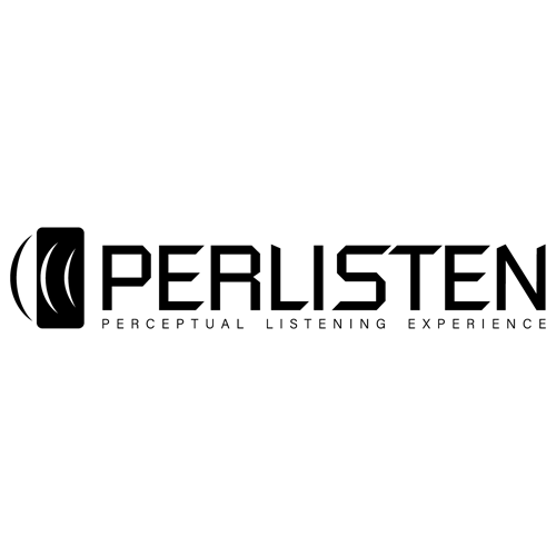 PERLISTEN logo in black with the tagline “Perceptual Listening Experience”