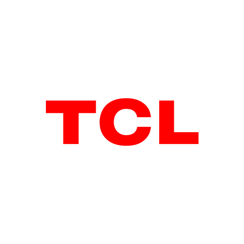 Red TCL logo on a white background