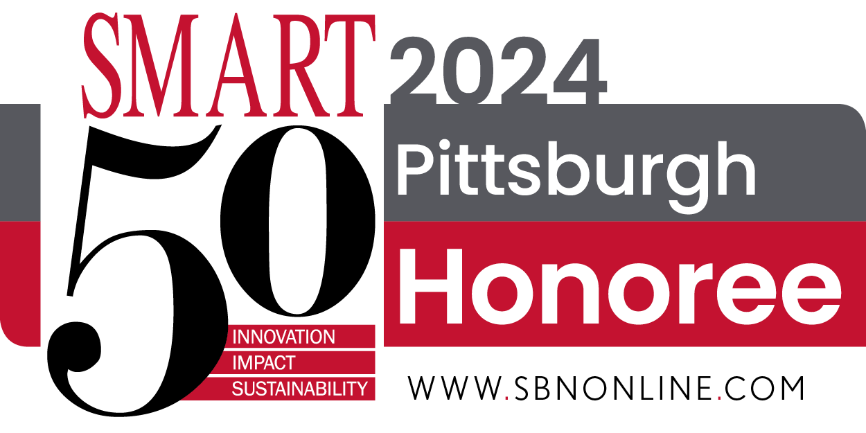 A logo for smart 2024 pittsburgh honoree