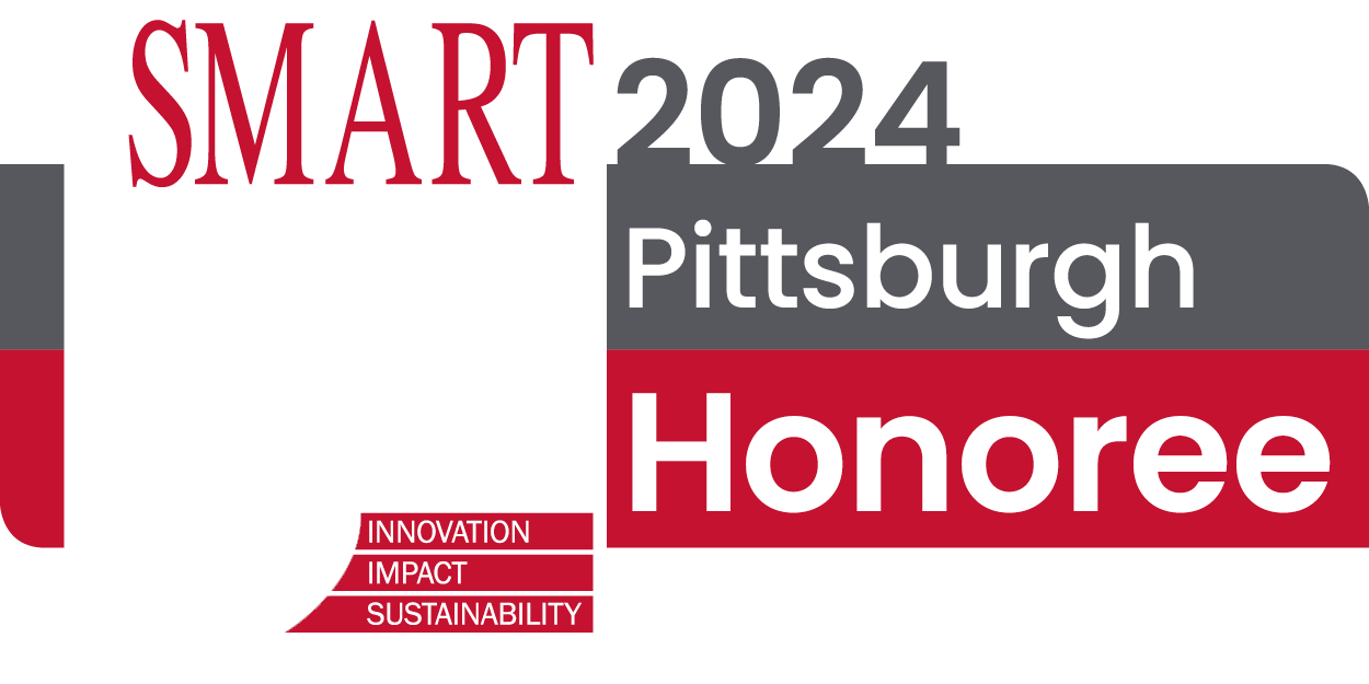 A logo for smart 2024 pittsburgh honoree