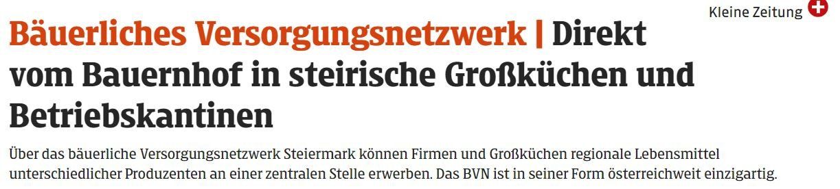 Kleine Zeitung Artikel