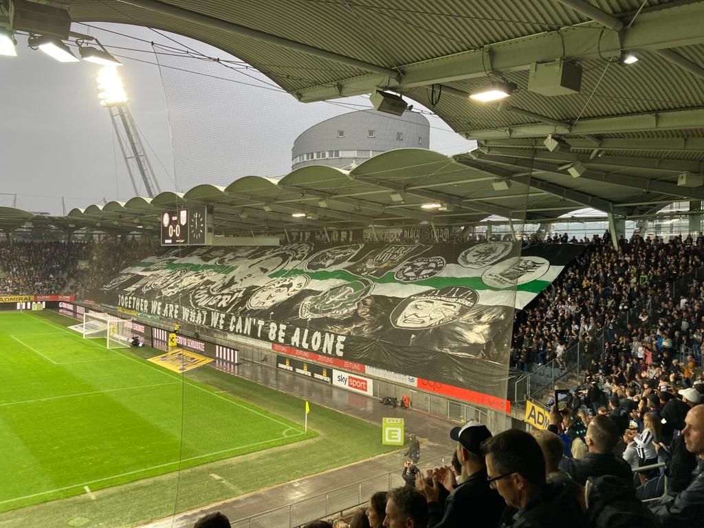 Stadion Fußballspiel